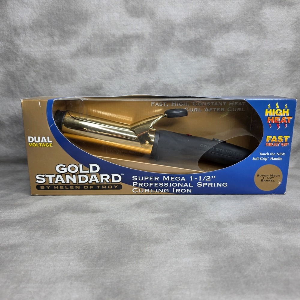 Helen of Troy Gold Standard 1.5" Spring Curling Iron #1852